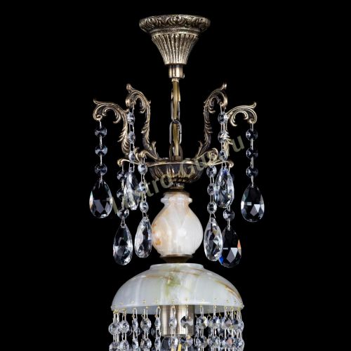 Люстра бронзовая Оникс №1/3 баден в Сочи Гусь Хрустальный