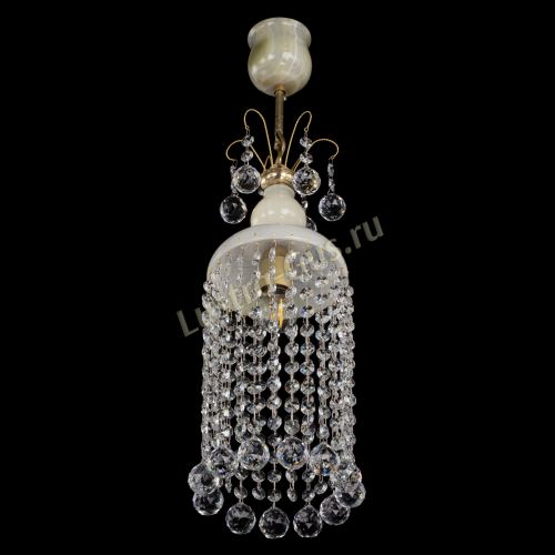 Люстра бронзовая Оникс №1 шар в Сочи Гусь Хрустальный