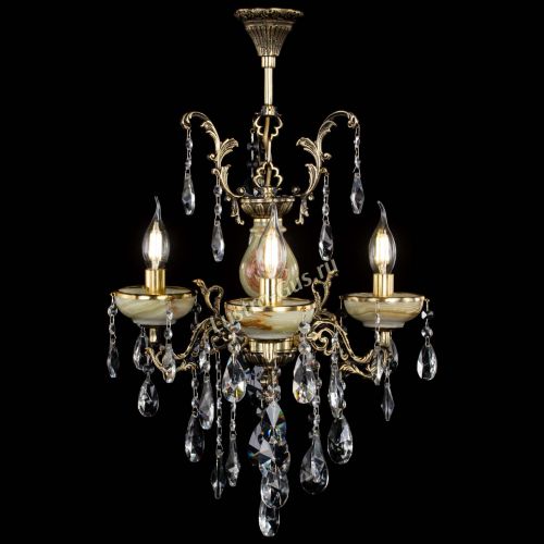 Люстра бронзовая Оникс №3/1 лучик в Сочи Гусь Хрустальный