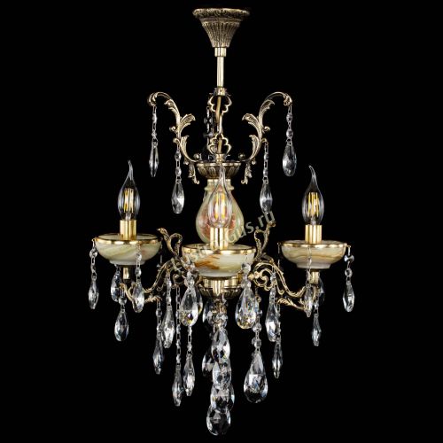 Люстра бронзовая Оникс №3/1 журавлик в Сочи Гусь Хрустальный