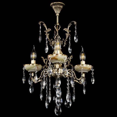 Люстра бронзовая Оникс №3/1 журавлик в Сочи Гусь Хрустальный