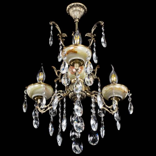 Люстра бронзовая Оникс №3/1 журавлик в Сочи Гусь Хрустальный