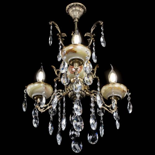 Люстра бронзовая Оникс №3/1 журавлик в Сочи Гусь Хрустальный