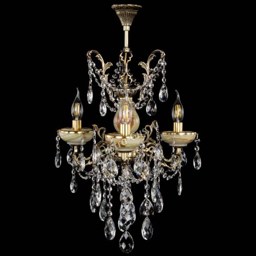 Люстра бронзовая Оникс №3/2 баден в Сочи Гусь Хрустальный