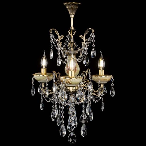 Люстра бронзовая Оникс №3/2 баден в Сочи Гусь Хрустальный