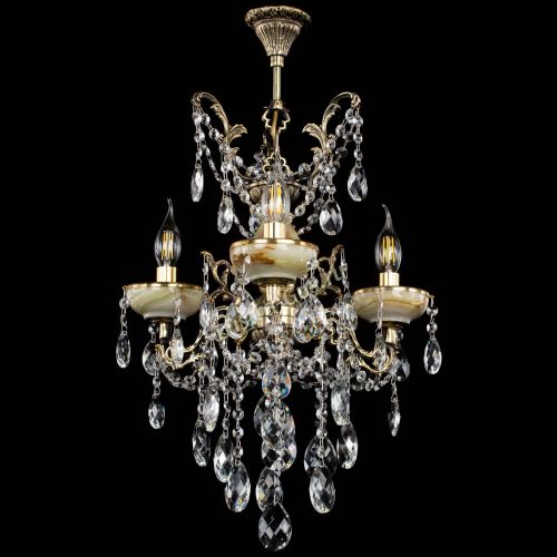 Люстра бронзовая Оникс №3/2 баден в Сочи Гусь Хрустальный