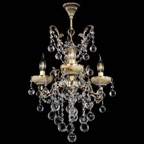 Люстра бронзовая Оникс №3/2 шар в Сочи Гусь Хрустальный