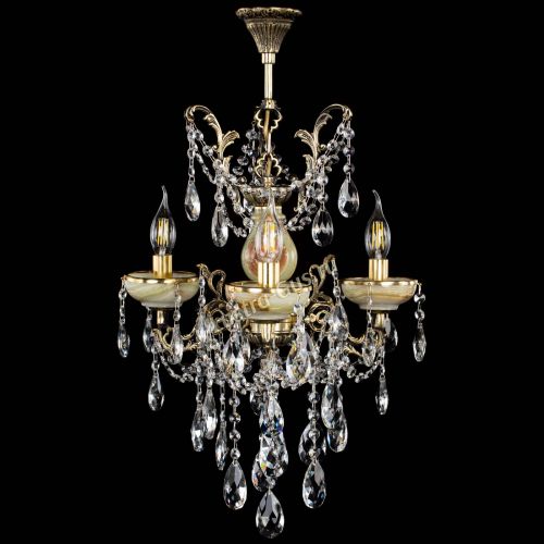 Люстра бронзовая Оникс №3/2 журавлик в Сочи Гусь Хрустальный