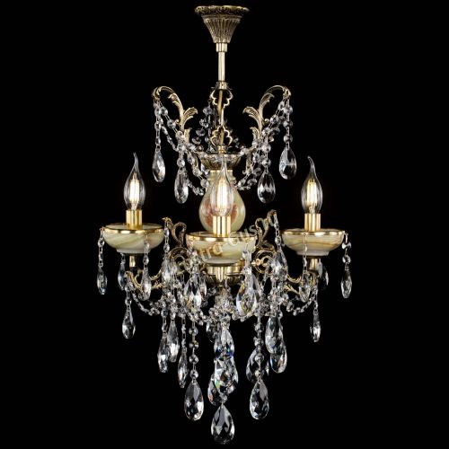 Люстра бронзовая Оникс №3/2 журавлик в Сочи Гусь Хрустальный