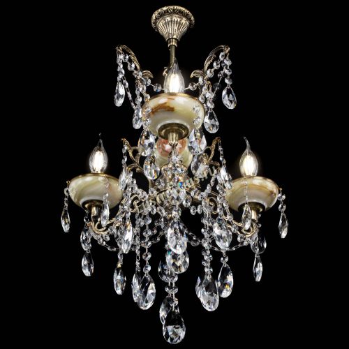 Люстра бронзовая Оникс №3/2 журавлик в Сочи Гусь Хрустальный