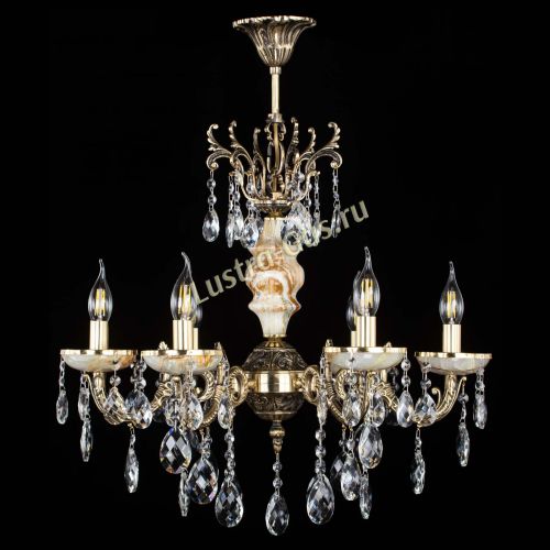 Люстра бронзовая Оникс №6/1 баден в Сочи Гусь Хрустальный