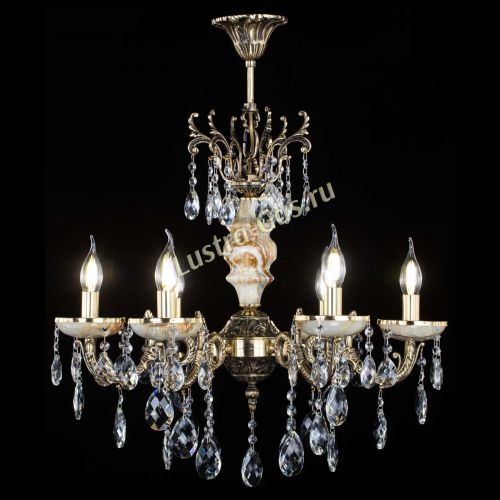 Люстра бронзовая Оникс №6/1 баден в Сочи Гусь Хрустальный