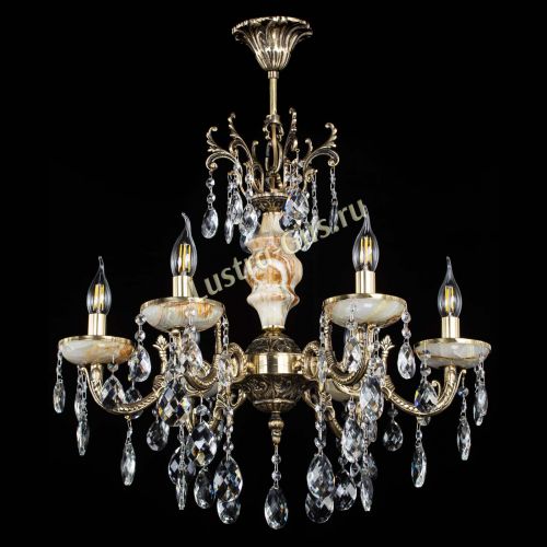 Люстра бронзовая Оникс №6/1 баден в Сочи Гусь Хрустальный