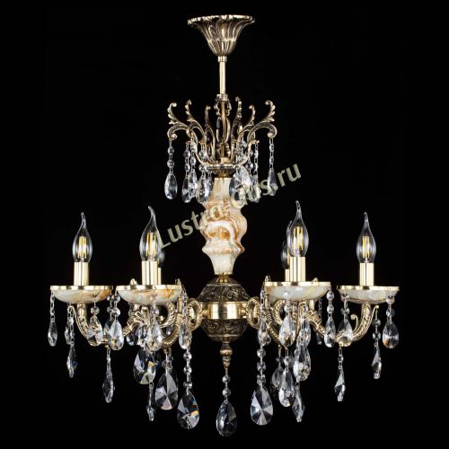 Люстра бронзовая Оникс №6/1 лучик в Сочи Гусь Хрустальный