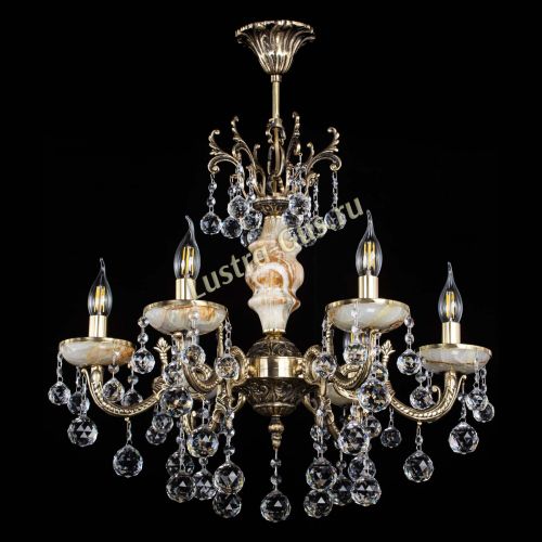 Люстра бронзовая Оникс №6/1 шар в Сочи Гусь Хрустальный