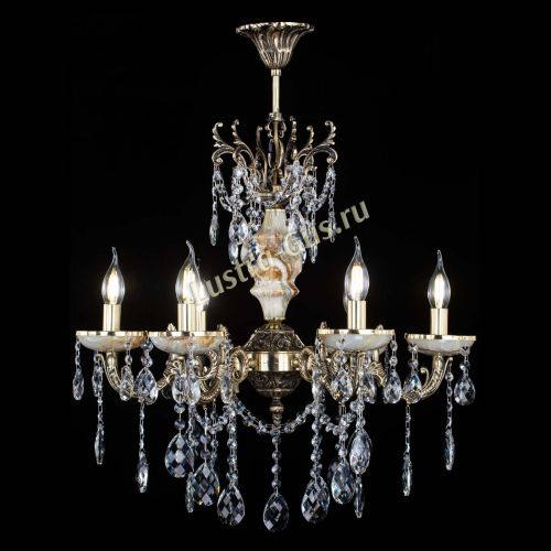 Люстра бронзовая Оникс №6/2 баден в Сочи Гусь Хрустальный