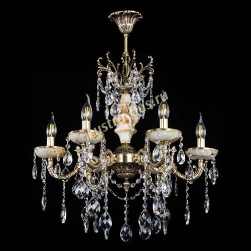 Люстра бронзовая Оникс №6/2 баден в Сочи Гусь Хрустальный