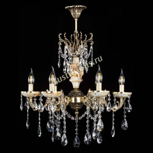 Люстра бронзовая Оникс №6/2 лучик в Сочи Гусь Хрустальный