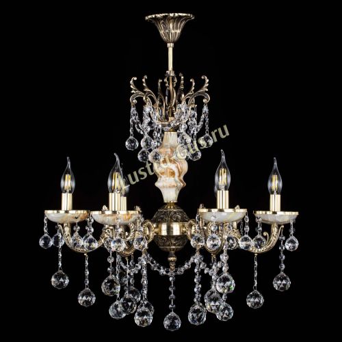 Люстра бронзовая Оникс №6/2 шар в Сочи Гусь Хрустальный