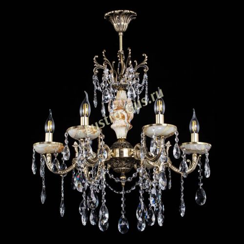 Люстра бронзовая Оникс №6/2 журавлик в Сочи Гусь Хрустальный