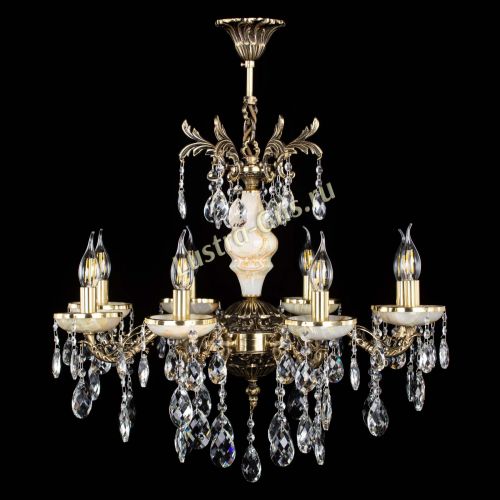 Люстра бронзовая Оникс №8/1 баден в Сочи Гусь Хрустальный