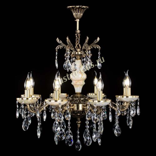 Люстра бронзовая Оникс №8/1 баден в Сочи Гусь Хрустальный
