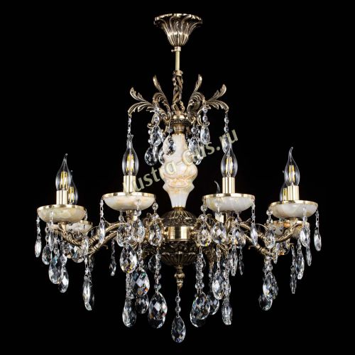 Люстра бронзовая Оникс №8/1 баден в Сочи Гусь Хрустальный