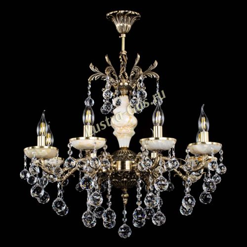 Люстра бронзовая Оникс №8/1 шар в Сочи Гусь Хрустальный