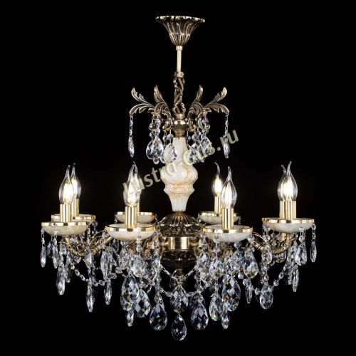 Люстра бронзовая Оникс №8/2 баден в Сочи Гусь Хрустальный