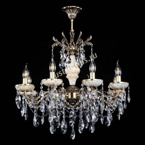 Люстра бронзовая Оникс №8/2 лучик в Сочи Гусь Хрустальный