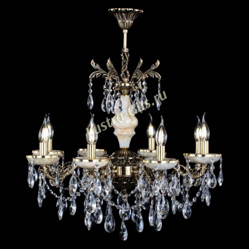 Люстра бронзовая Оникс №8/2 журавлик в Сочи Гусь Хрустальный