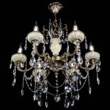 Люстра бронзовая Оникс белый №6/1 лучик в Сочи Люстра бронзовая Оникс белый №6/1 лучик в Сочи