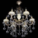 Люстра бронзовая Оникс белый №6/1 шар в Сочи Люстра бронзовая Оникс белый №6/1 шар в Сочи