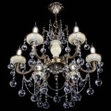 Люстра бронзовая Оникс белый №6/1 шар в Сочи Люстра бронзовая Оникс белый №6/1 шар в Сочи