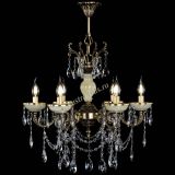 Люстра бронзовая Оникс белый №6/1 журавлик в Сочи Люстра бронзовая Оникс белый №6/1 журавлик в Сочи