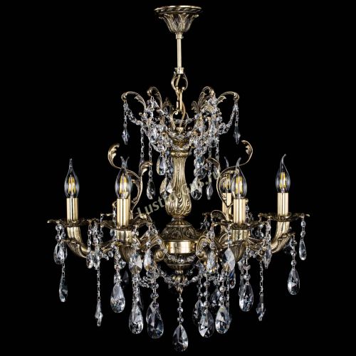 Люстра бронзовая Селена №6/2 лучик в Сочи Гусь Хрустальный