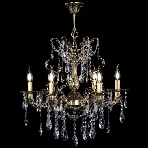 Люстра бронзовая Селена №6/2 лучик в Сочи Гусь Хрустальный