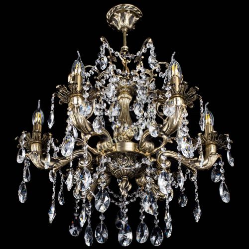 Люстра бронзовая Селена №6/2 лучик в Сочи Гусь Хрустальный