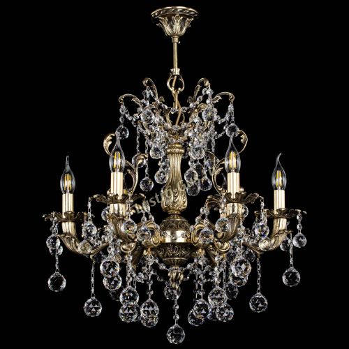 Люстра бронзовая Селена №6/2 шар в Сочи Гусь Хрустальный