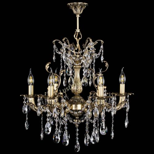 Люстра бронзовая Селена №6/2 журавлик в Сочи Гусь Хрустальный