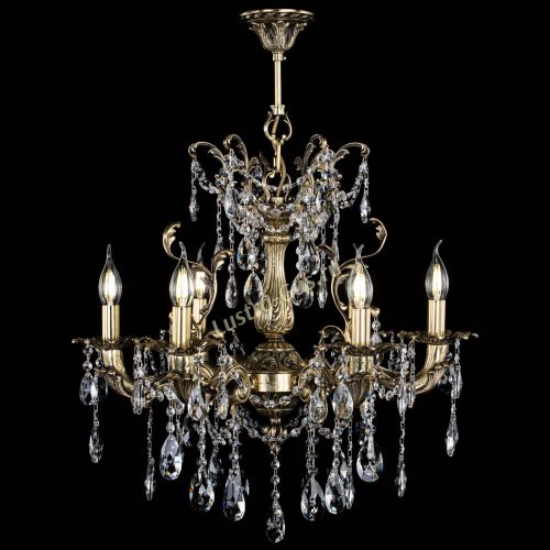 Люстра бронзовая Селена №6/2 журавлик в Сочи Гусь Хрустальный