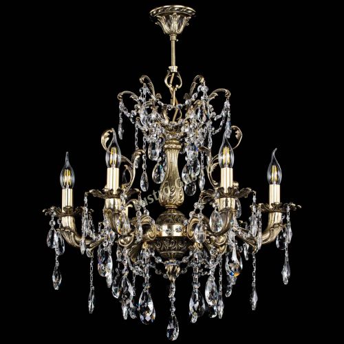 Люстра бронзовая Селена №6/2 журавлик в Сочи Гусь Хрустальный