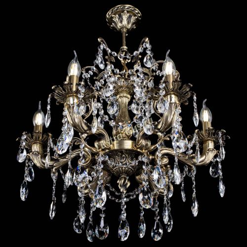 Люстра бронзовая Селена №6/2 журавлик в Сочи Гусь Хрустальный