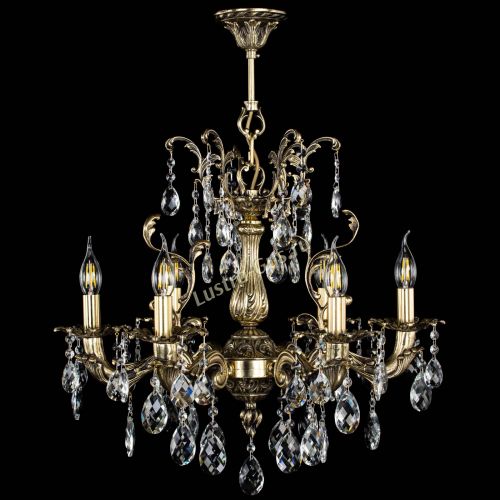 Люстра бронзовая Селена №6 баден в Сочи Гусь Хрустальный