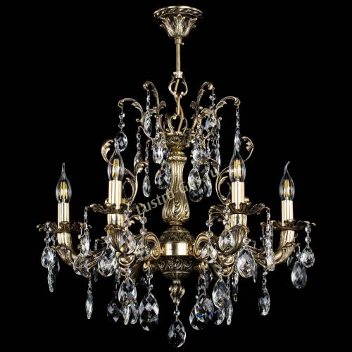 Люстра бронзовая Селена №6 баден в Сочи Гусь Хрустальный