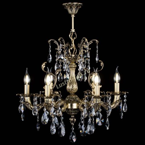 Люстра бронзовая Селена №6 лучик в Сочи Гусь Хрустальный