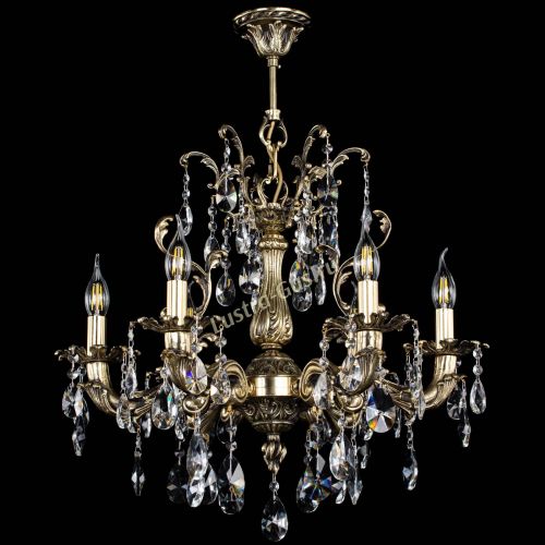 Люстра бронзовая Селена №6 лучик в Сочи Гусь Хрустальный