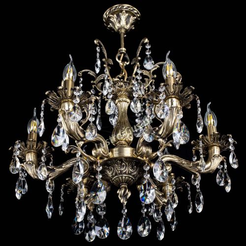 Люстра бронзовая Селена №6 лучик в Сочи Гусь Хрустальный