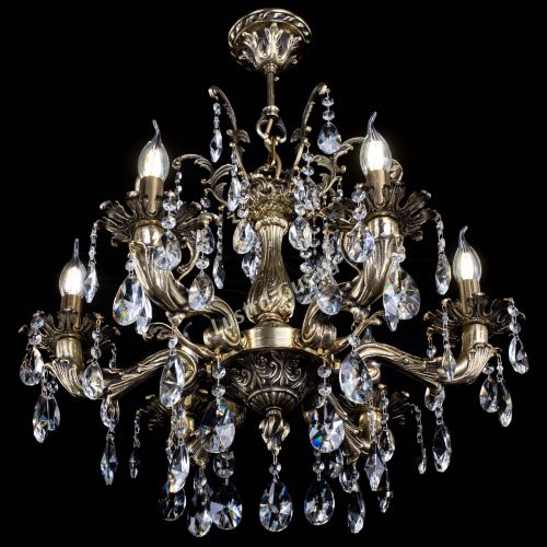 Люстра бронзовая Селена №6 лучик в Сочи Гусь Хрустальный