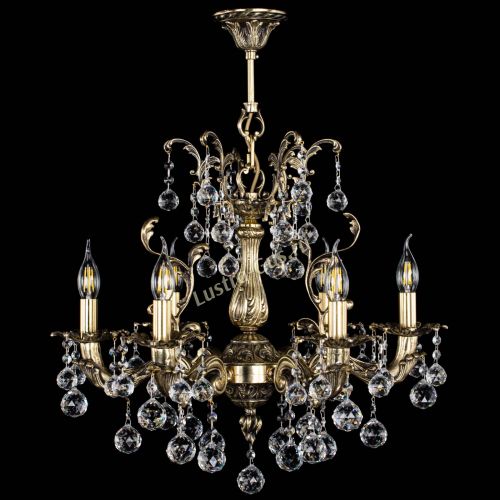 Люстра бронзовая Селена №6 шар в Сочи Гусь Хрустальный